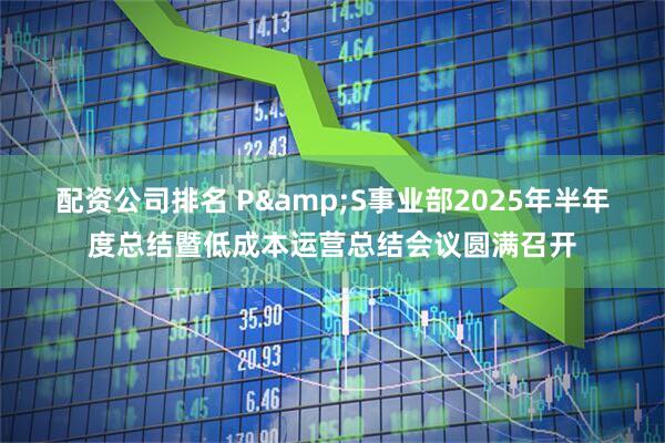 配资公司排名 P&S事业部2025年半年度总结暨低成本运营总结会议圆满召开